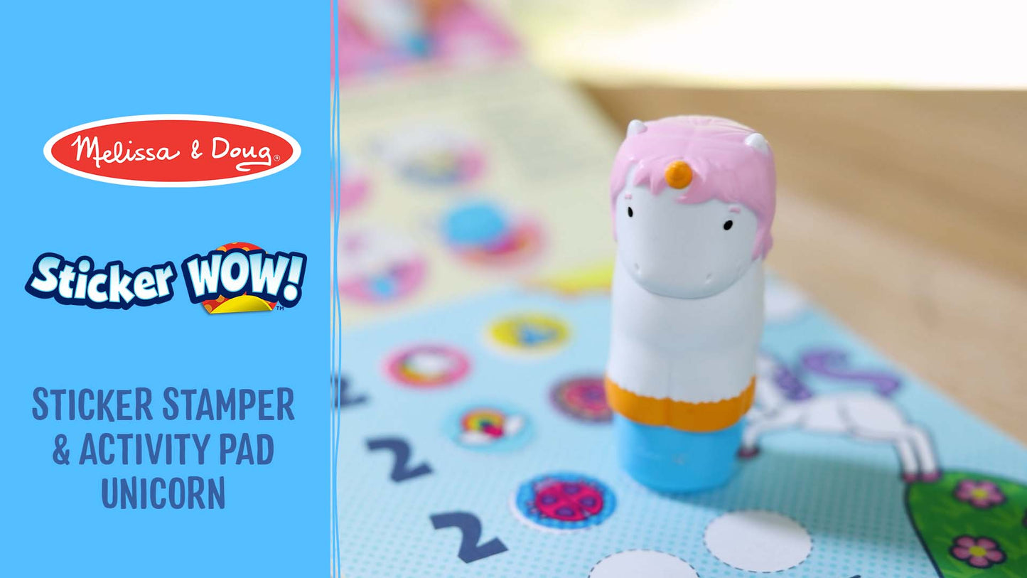 Sticker WOW!™ Activity Pad & Sticker Stamper - Unicorn