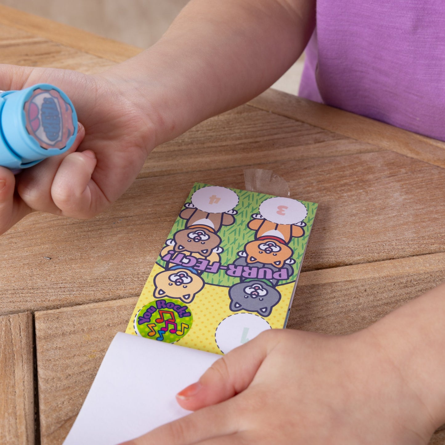 Sticker WOW!® Mini Activity Pad & Refill Stickers - Way to Go! (200+ Stickers, Stamper Not Included)