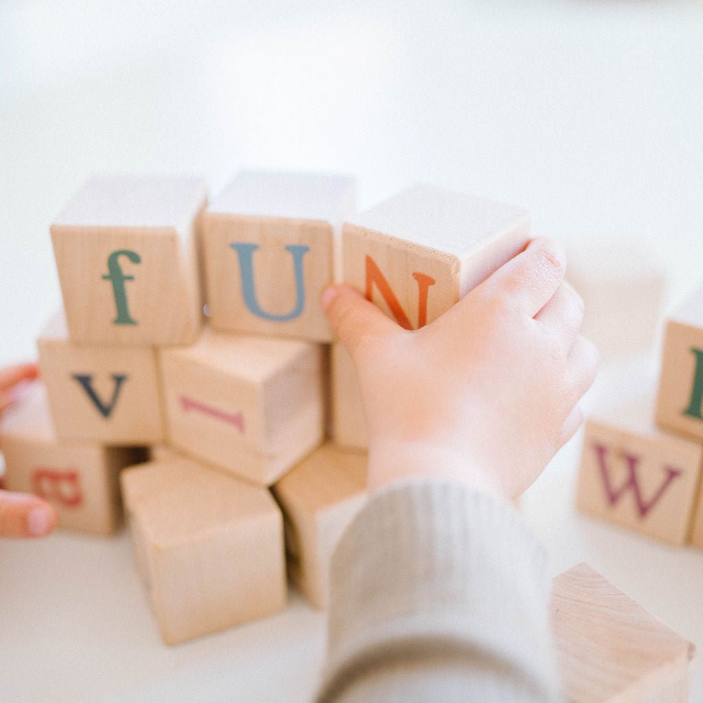 Wooden Alphabet Blocks