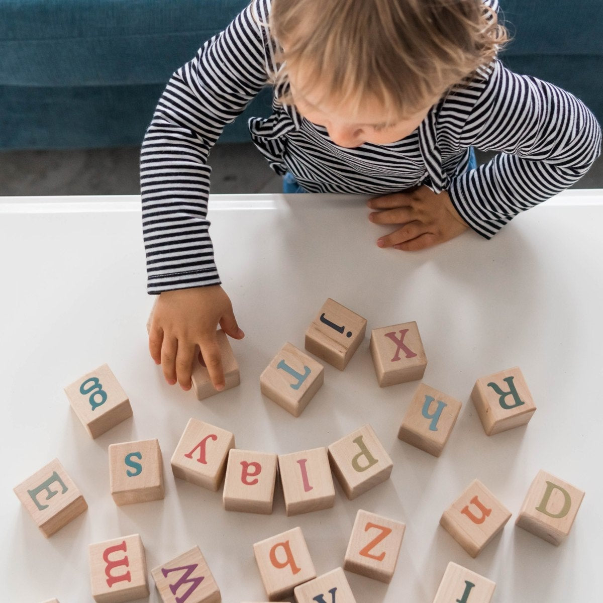 Wooden Alphabet Blocks