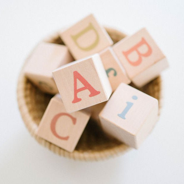 Wooden Alphabet Blocks