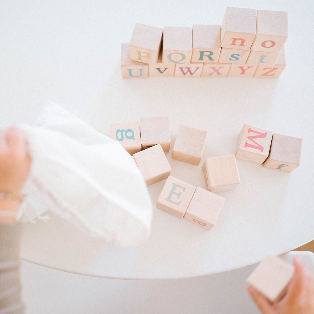 Wooden Alphabet Blocks