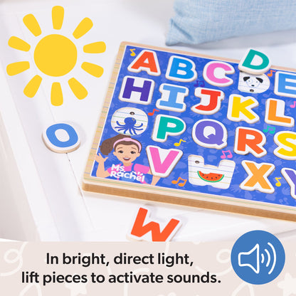 Ms. Rachel™  Wooden Phonics Alphabet Sound Puzzle - 24 Pieces