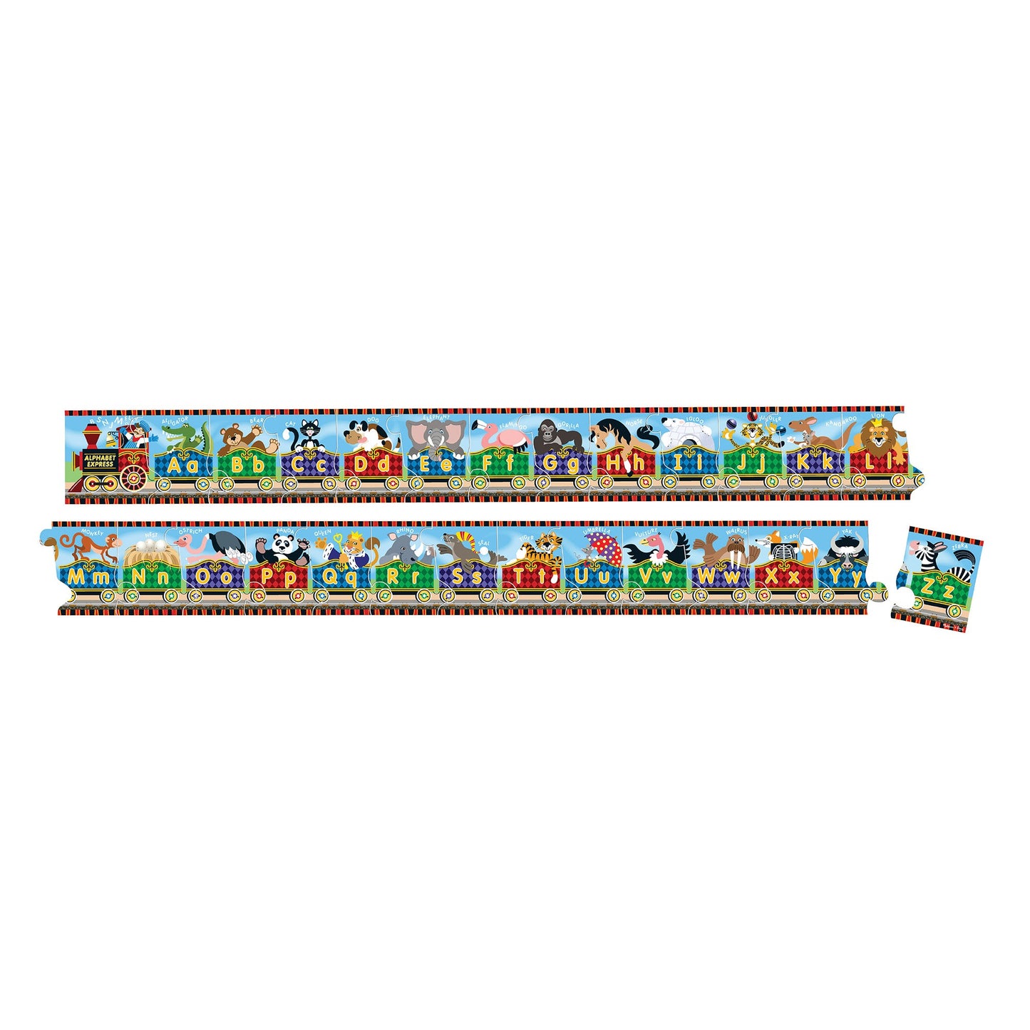 Alphabet Express Floor Puzzle - 27 Pieces