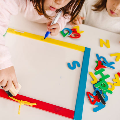 Magnetic Chalkboard & Dry-Erase Board (Uppercase)