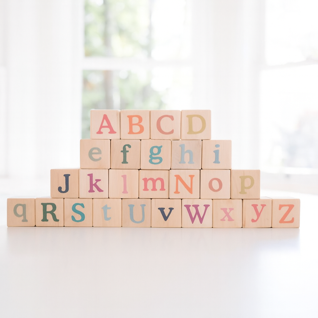 Wooden Alphabet Blocks