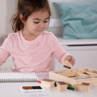 Wooden Stamp Set - Horses