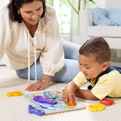 Sea Creatures Chunky Puzzle - 7 Pieces