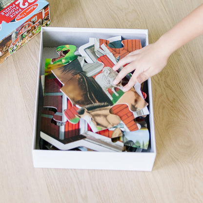 Busy Barn Shaped Floor Puzzle - 32 Pieces