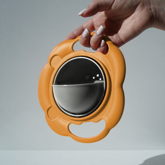 Bowly Moly 360° Rotating Spill-Proof Kids Gyro Bowl